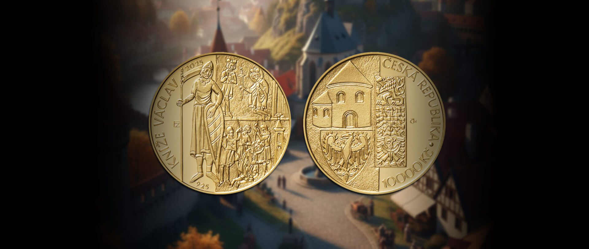 ČNB vydala novou zlatou minci se sv. Václavem ČNB vydala novou zlatou minci se sv. Václavem