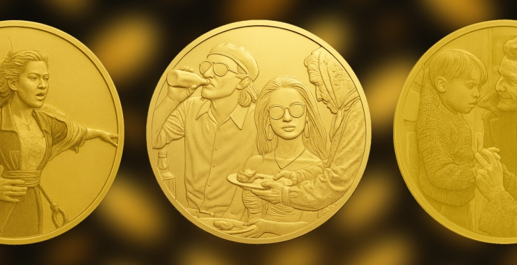 10 zlatých mincí s kultovními filmovými scénami, které ve své sbírce rozhodně mít nemůžete