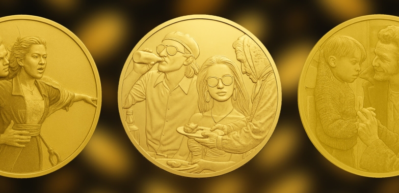 10 zlatých mincí s kultovními filmovými scénami, které ve své sbírce rozhodně mít nemůžete